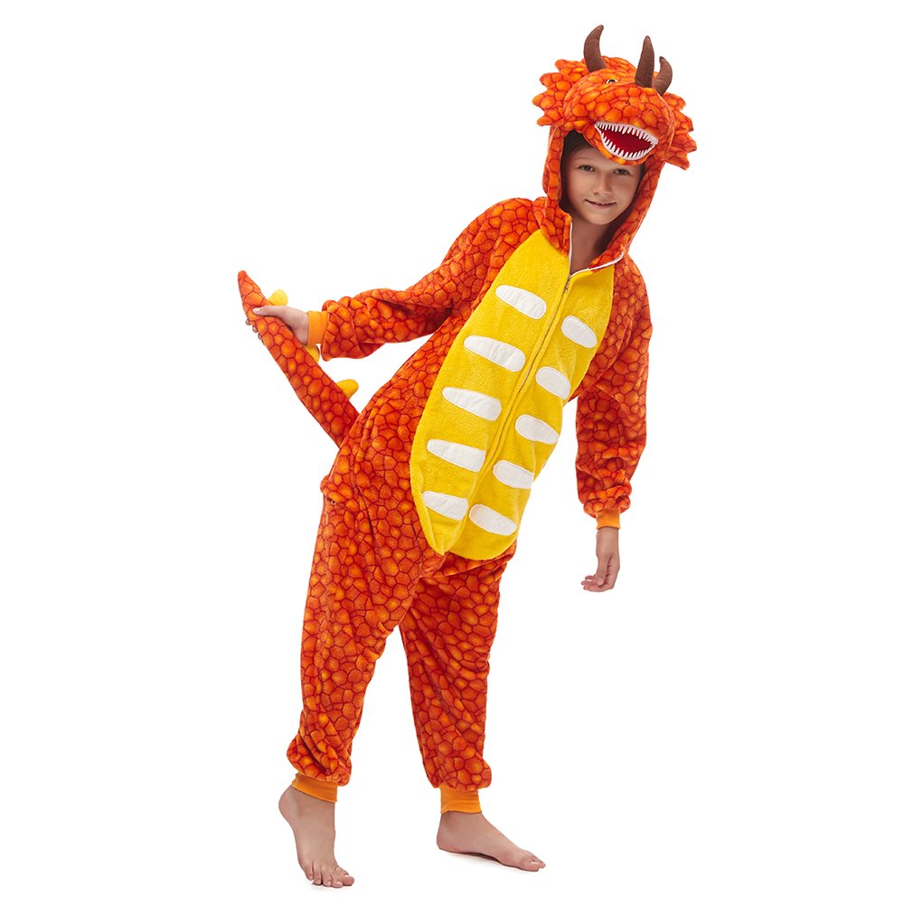 Kids Dinosaur Onesie Toddler Kigurumi Animal Costumes Pajamas - Allonesie