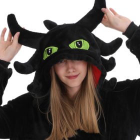 Toothless Onesie Dragon Kigurumi Pajamas for Adult Animal Onesies ...