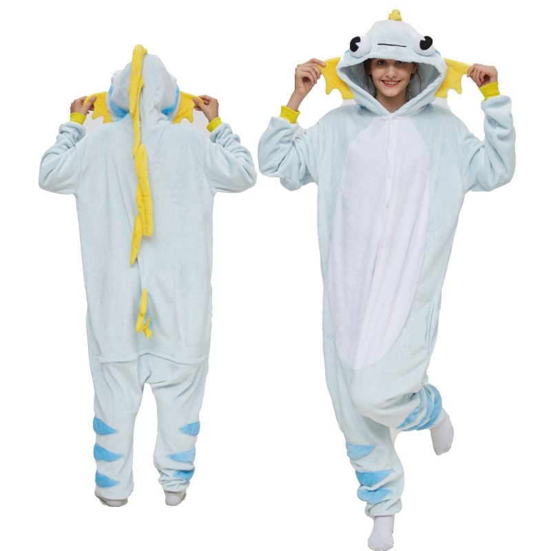 Murloc Onesie Animal Kigurumi Pajama Women & Men Party Holiday Costumes